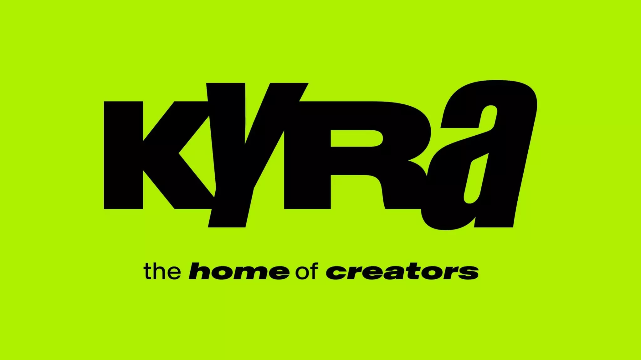 Cover slide of the Kyra pitch deck — Series A