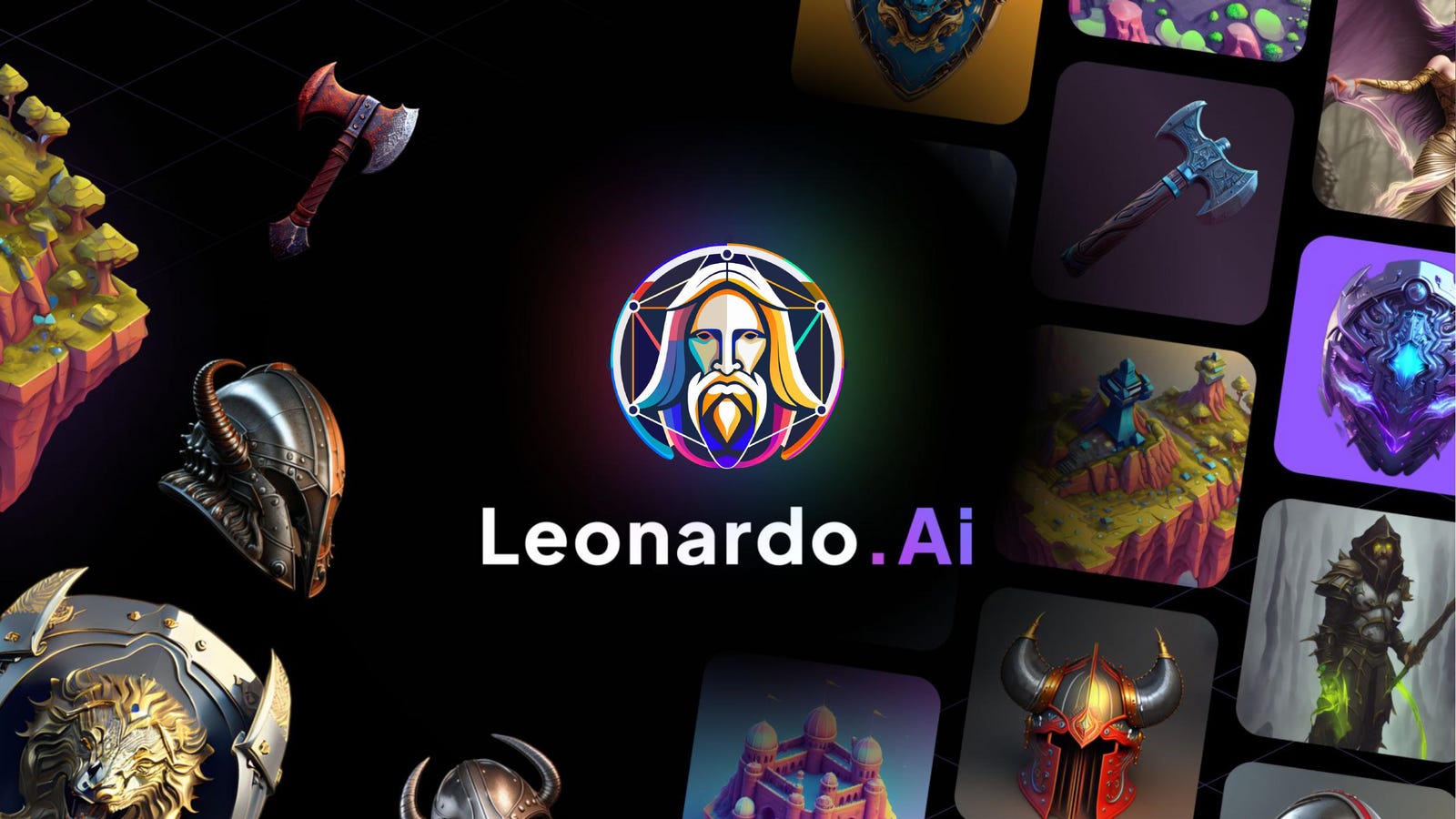 Cover slide of the Leonardo.ai pitch deck — Series A 2023