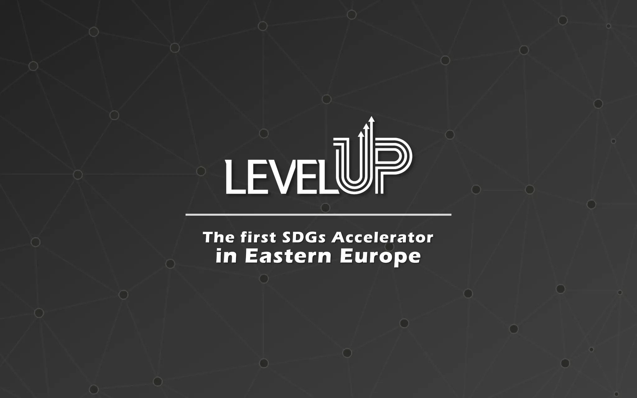 Cover slide of the Level up Pitch Deck Teardown pitch deck
