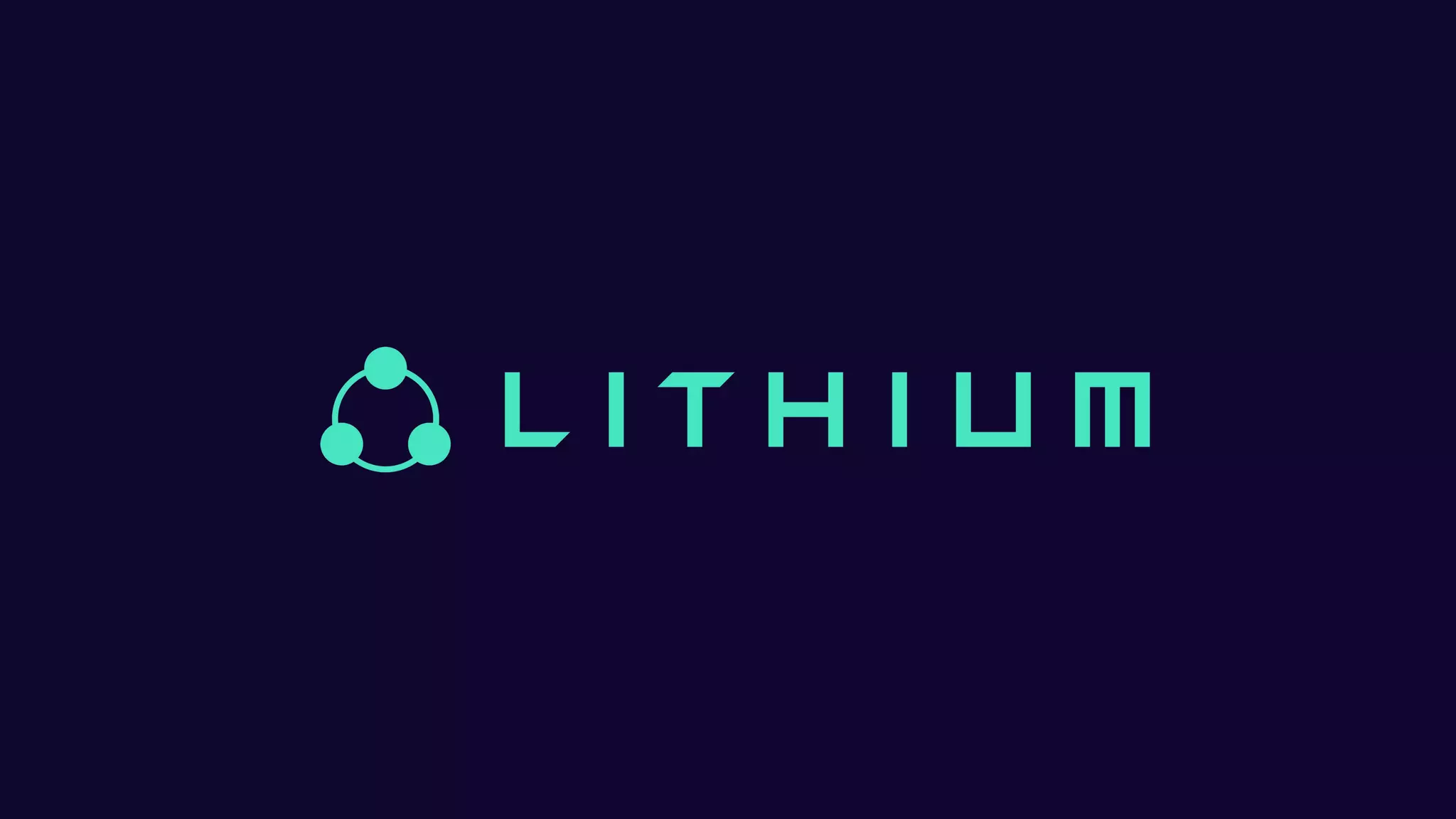 Cover slide of the Lithium Community pitch deck — Seed / Post-Token Launch 2021