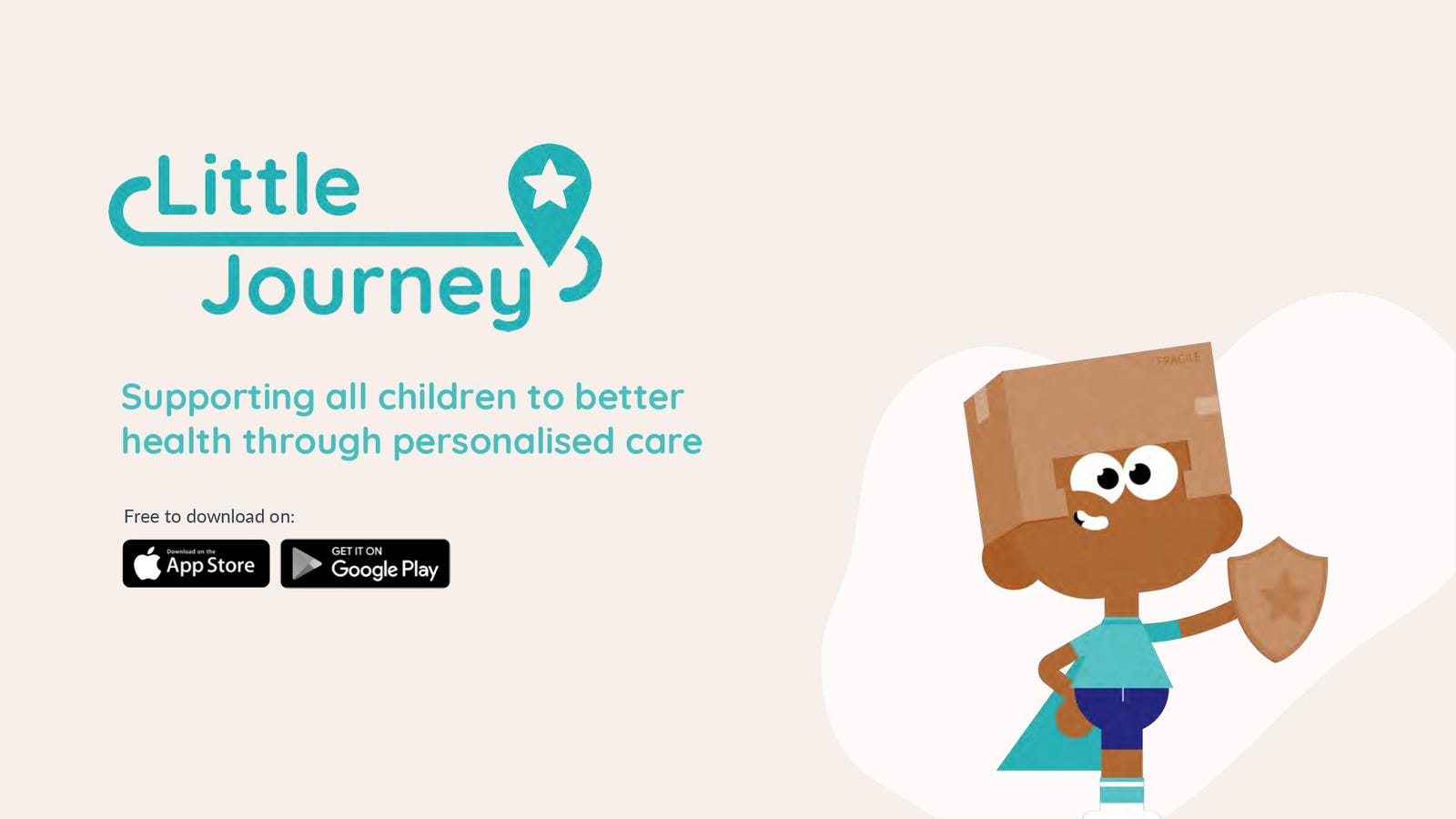 Cover slide of the Little Journey pitch deck — Seed 2024