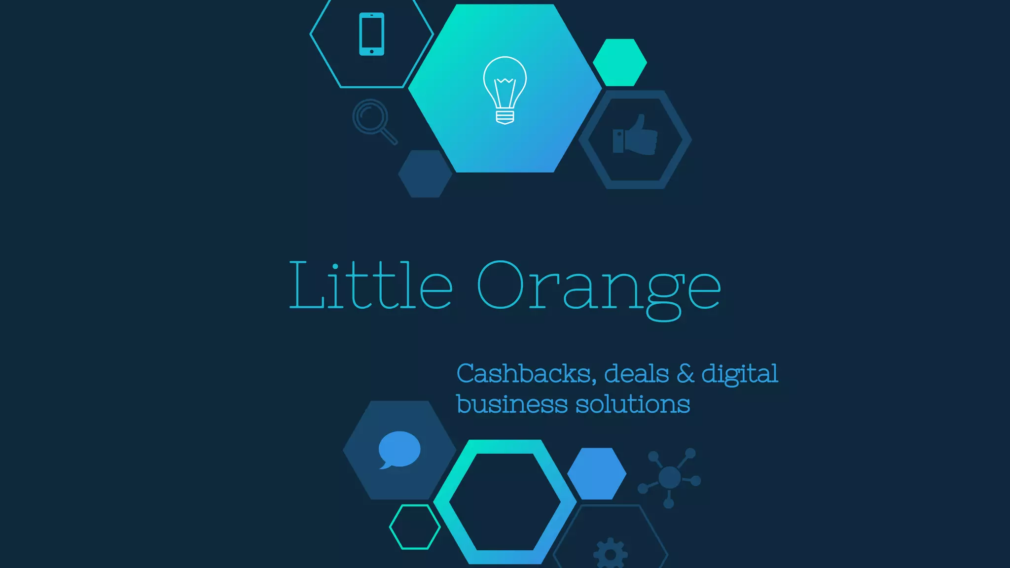 Cover slide of the Little Orange pitch deck — Seed / Pilot Phase 2017