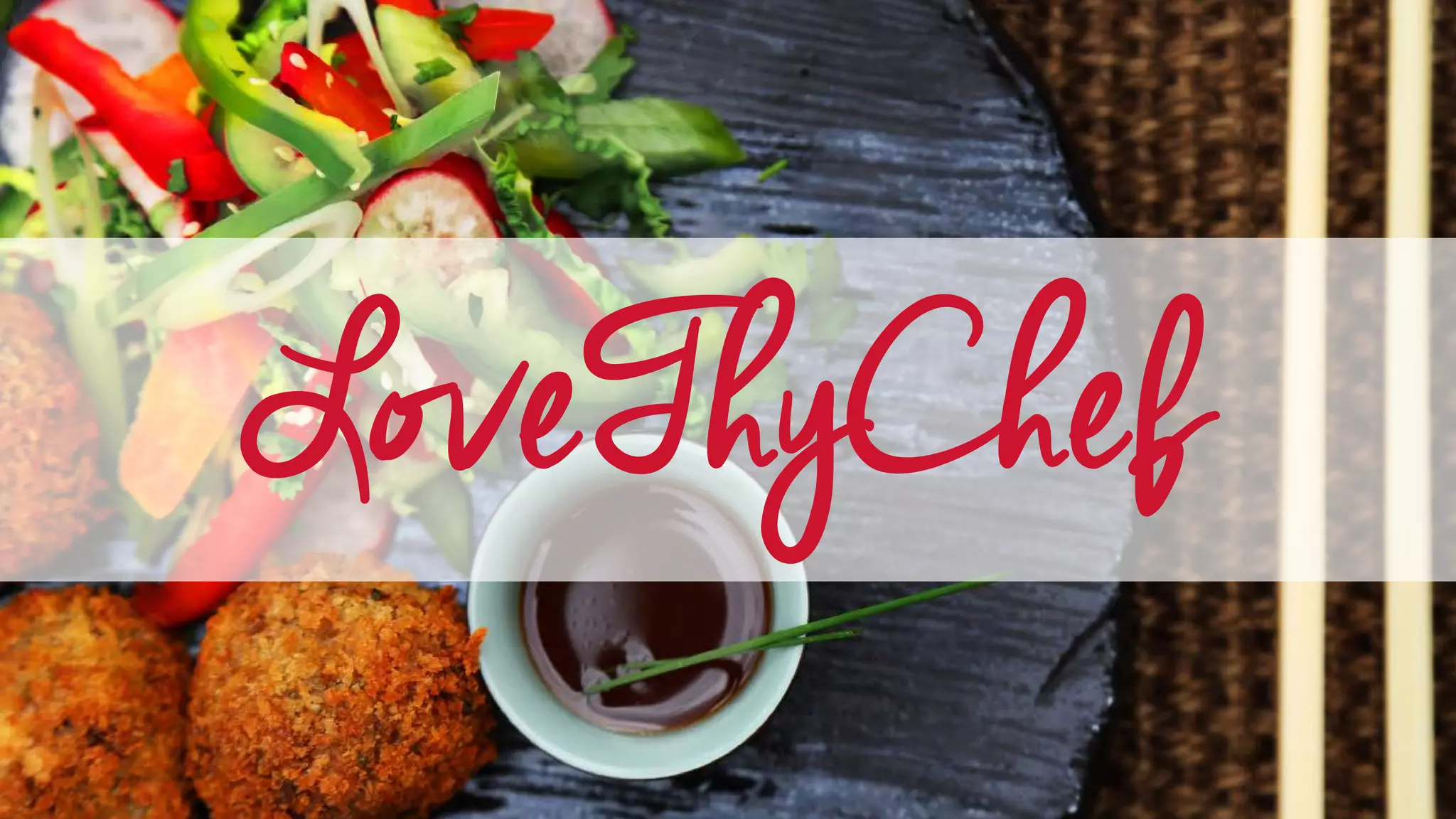 Cover slide of the LoveThyChef pitch deck — Pre-Seed (SEIS) 2014