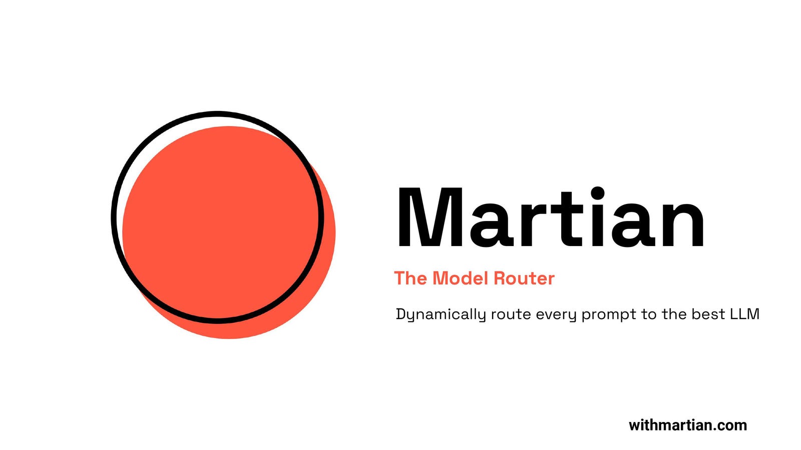 Cover slide of the Martian pitch deck — Seed 2024