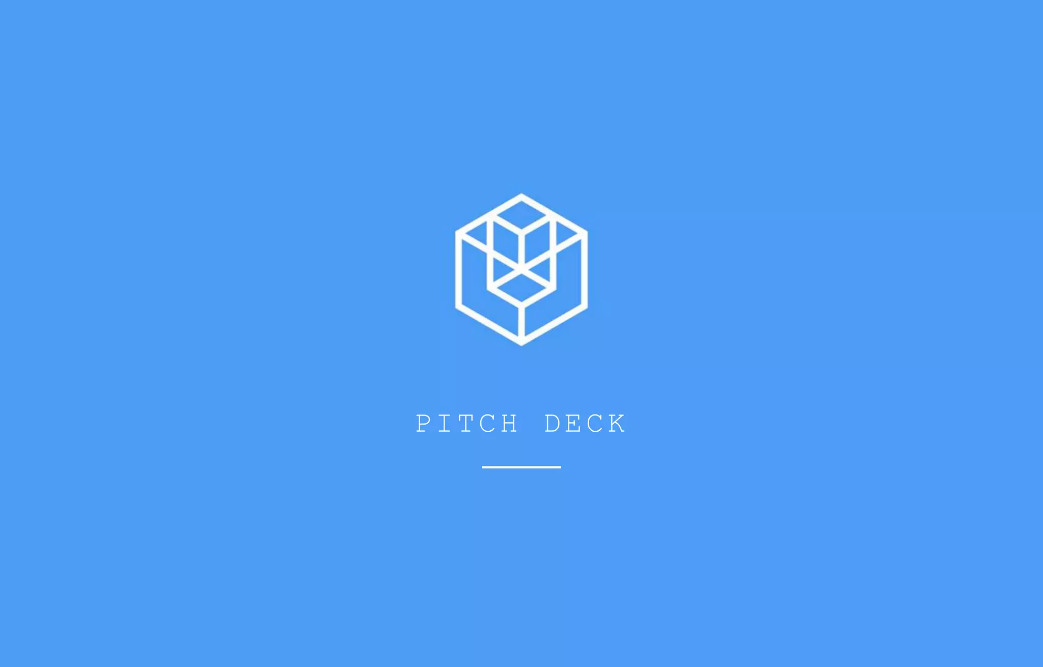 Cover slide of the Matching Box Pitch Deck Teardown pitch deck
