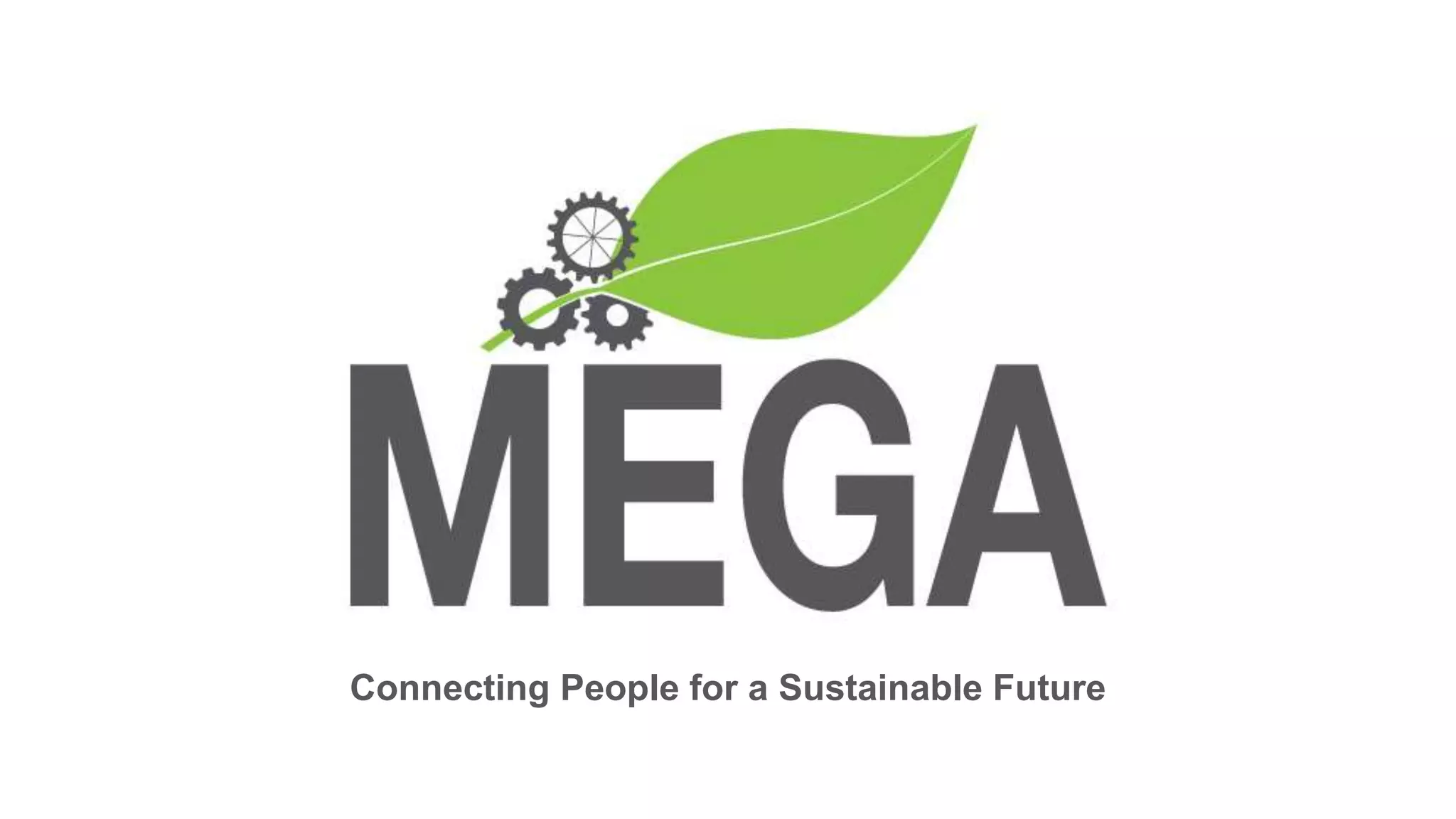 Cover slide of the MEGA pitch deck