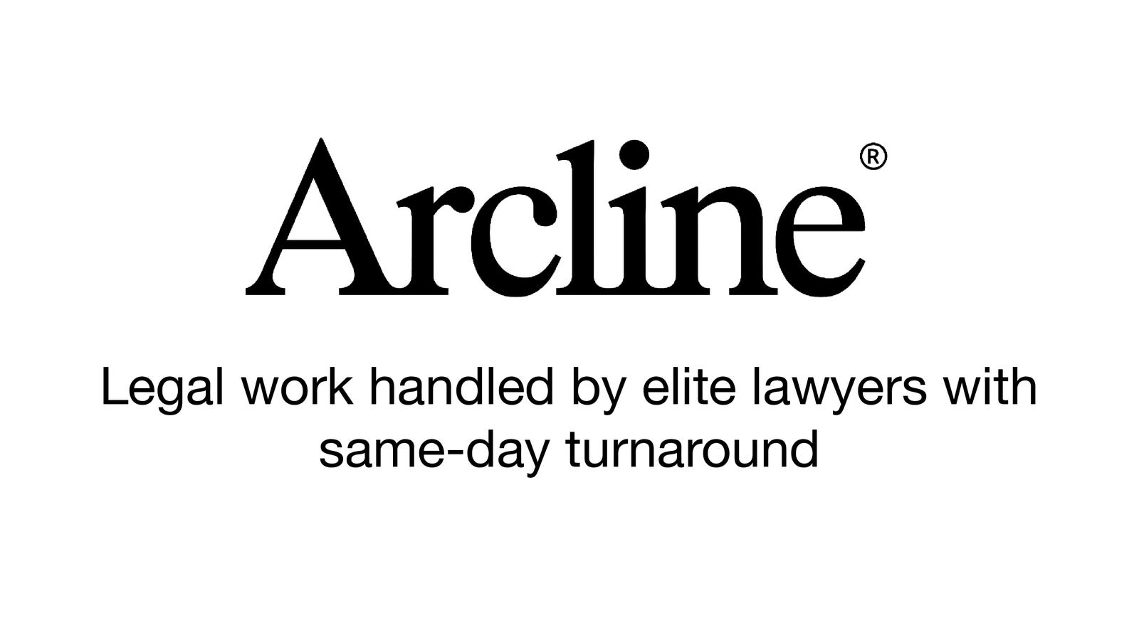 Cover slide of the Moritz (Arcline) pitch deck — Seed 2024