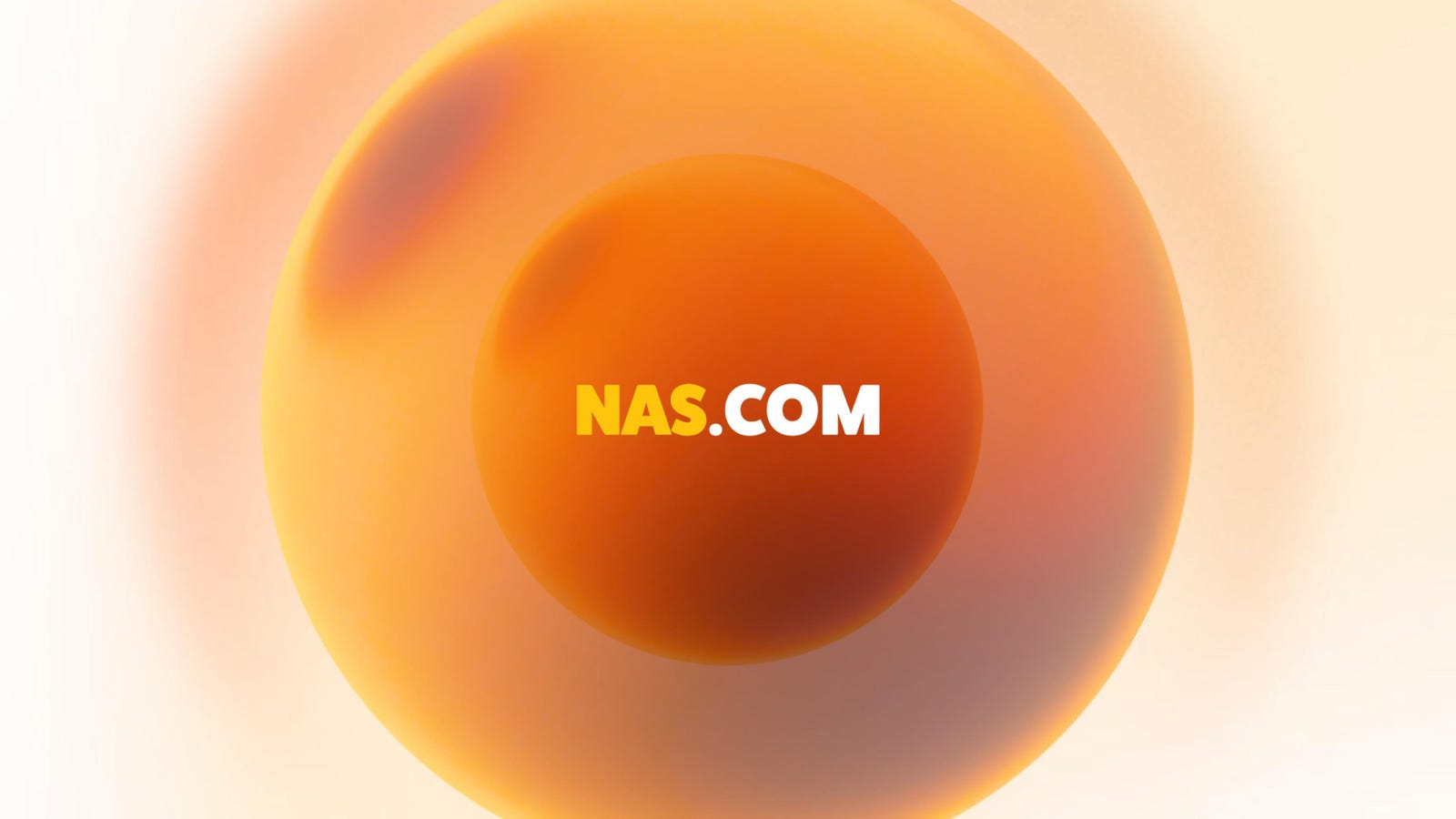 Cover slide of the Nas.com pitch deck — Series A 2025