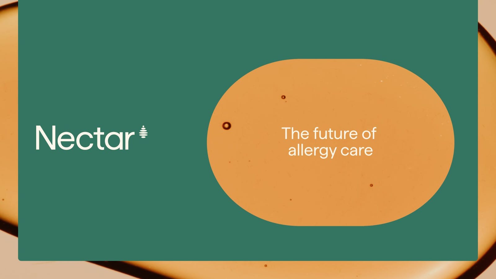 Cover slide of the Nectar pitch deck — Series A 2023