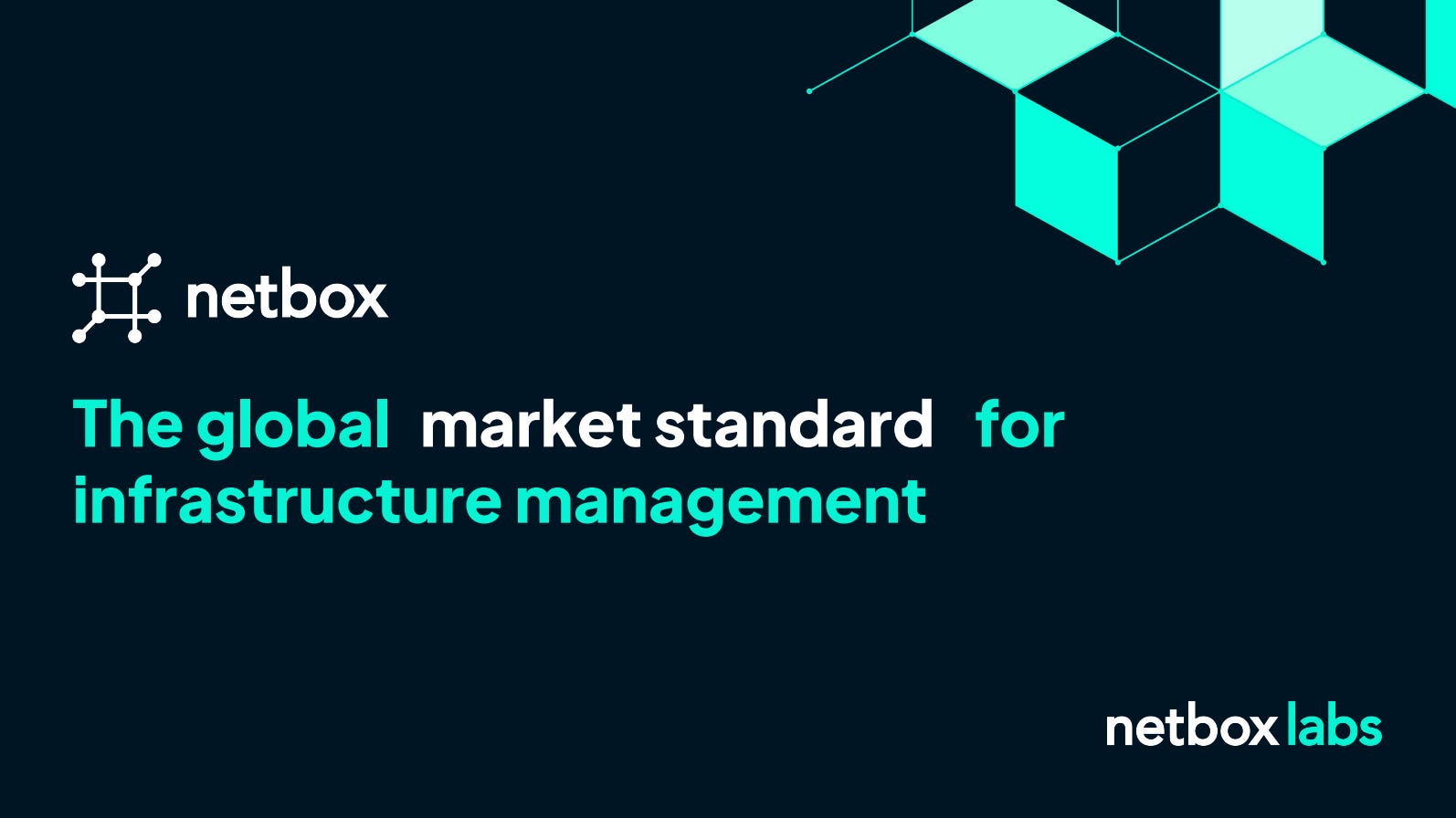 Cover slide of the NetBox Labs pitch deck — Series B 2024