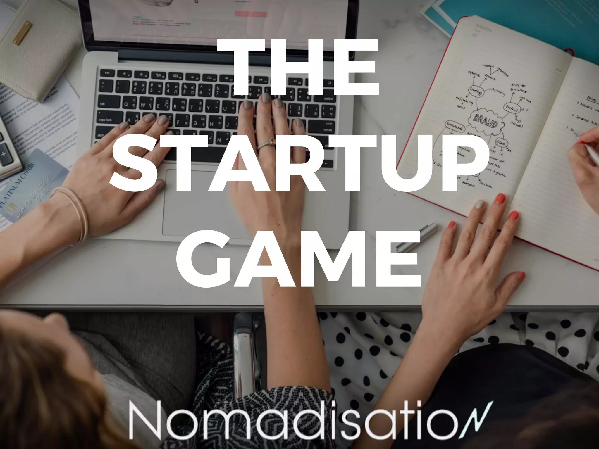 Cover slide of the Nomadisation pitch deck — Early Stage 2018