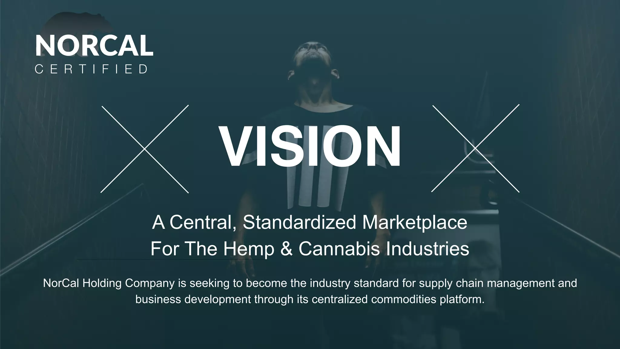 Cover slide of the NorCal Holding Company pitch deck — 2018
