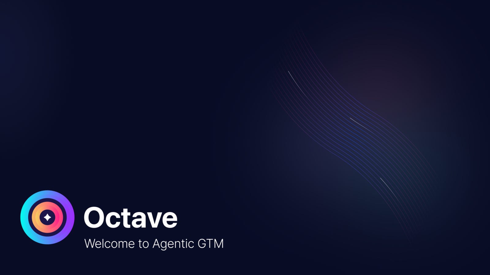 Cover slide of the Octave pitch deck — Seed 2024
