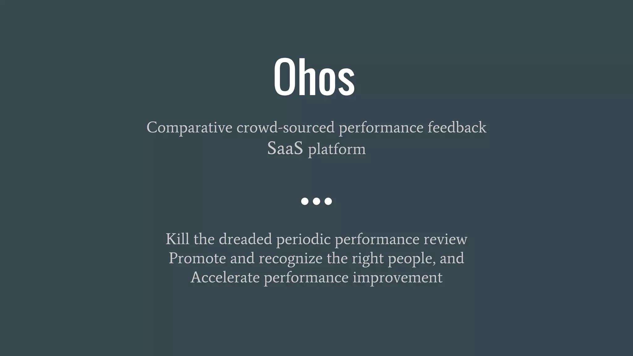 Cover slide of the Ohos Pitch Deck Teardown pitch deck