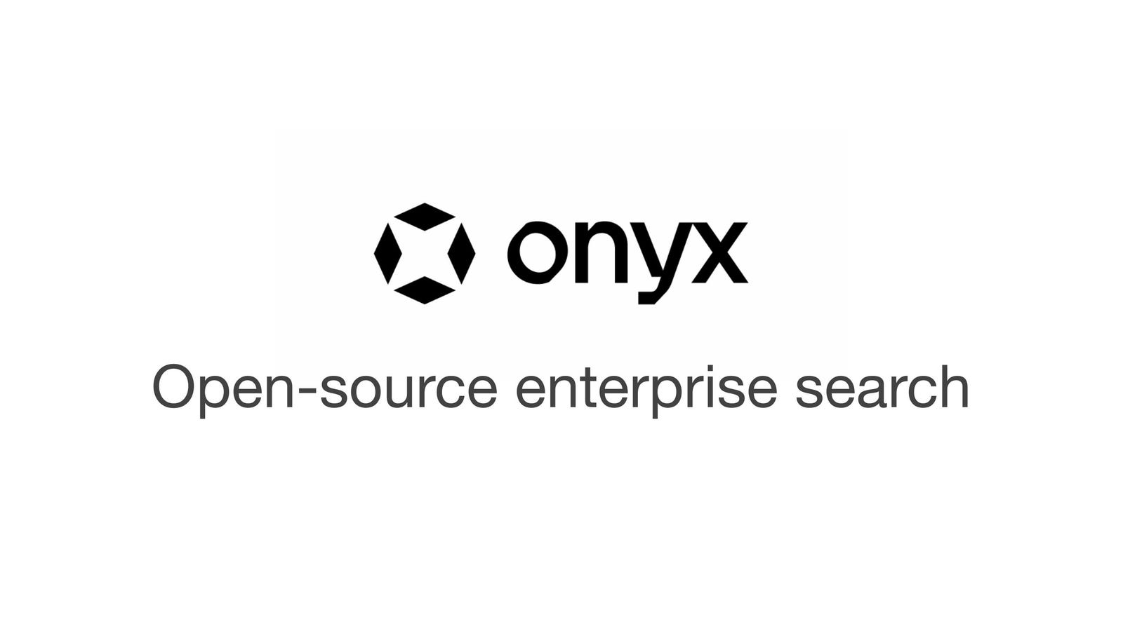 Cover slide of the Onyx (formerly Danswer) pitch deck — Seed 2024