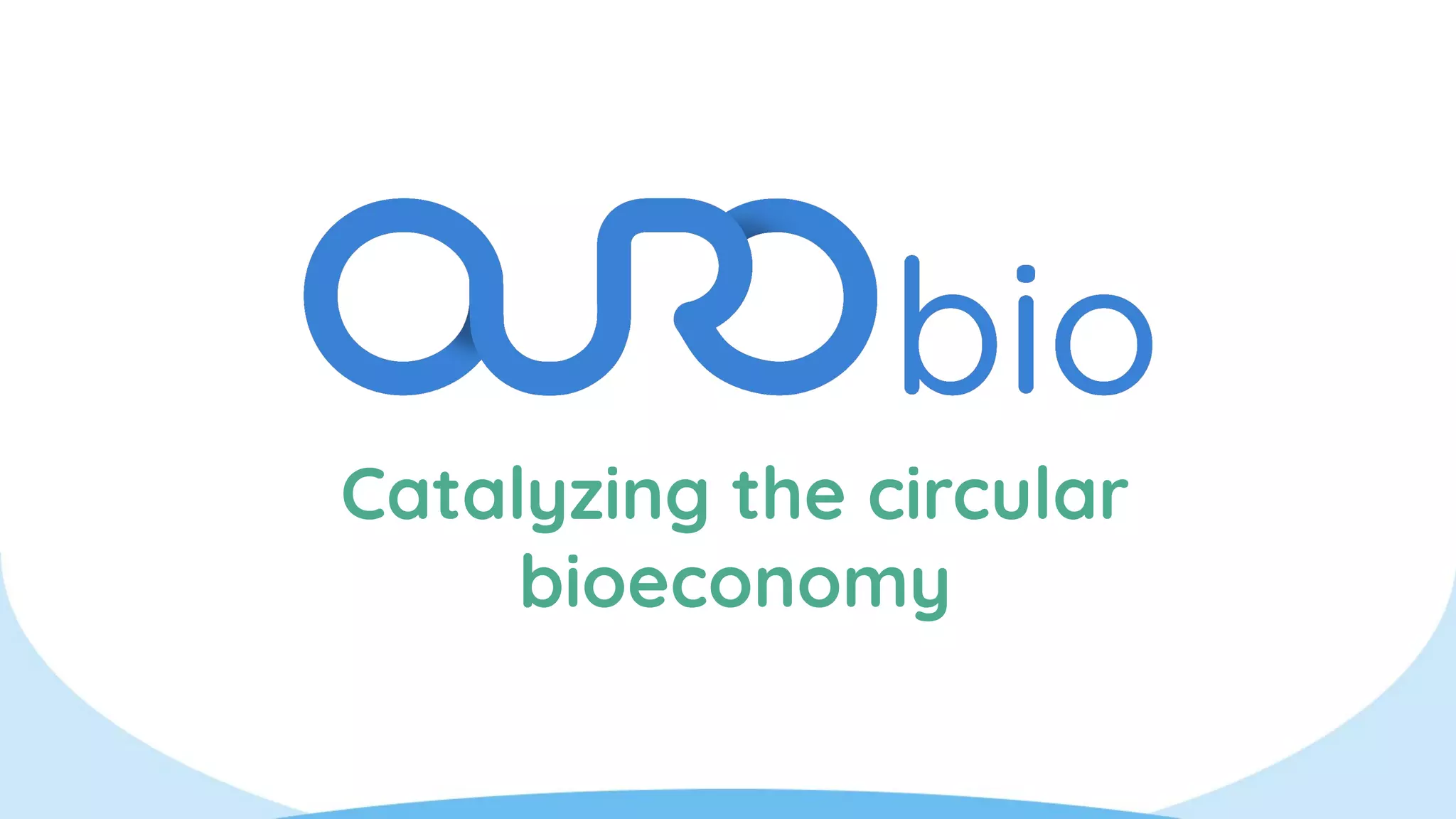 Cover slide of the Ourobio pitch deck — Pre-seed / Seed 2022