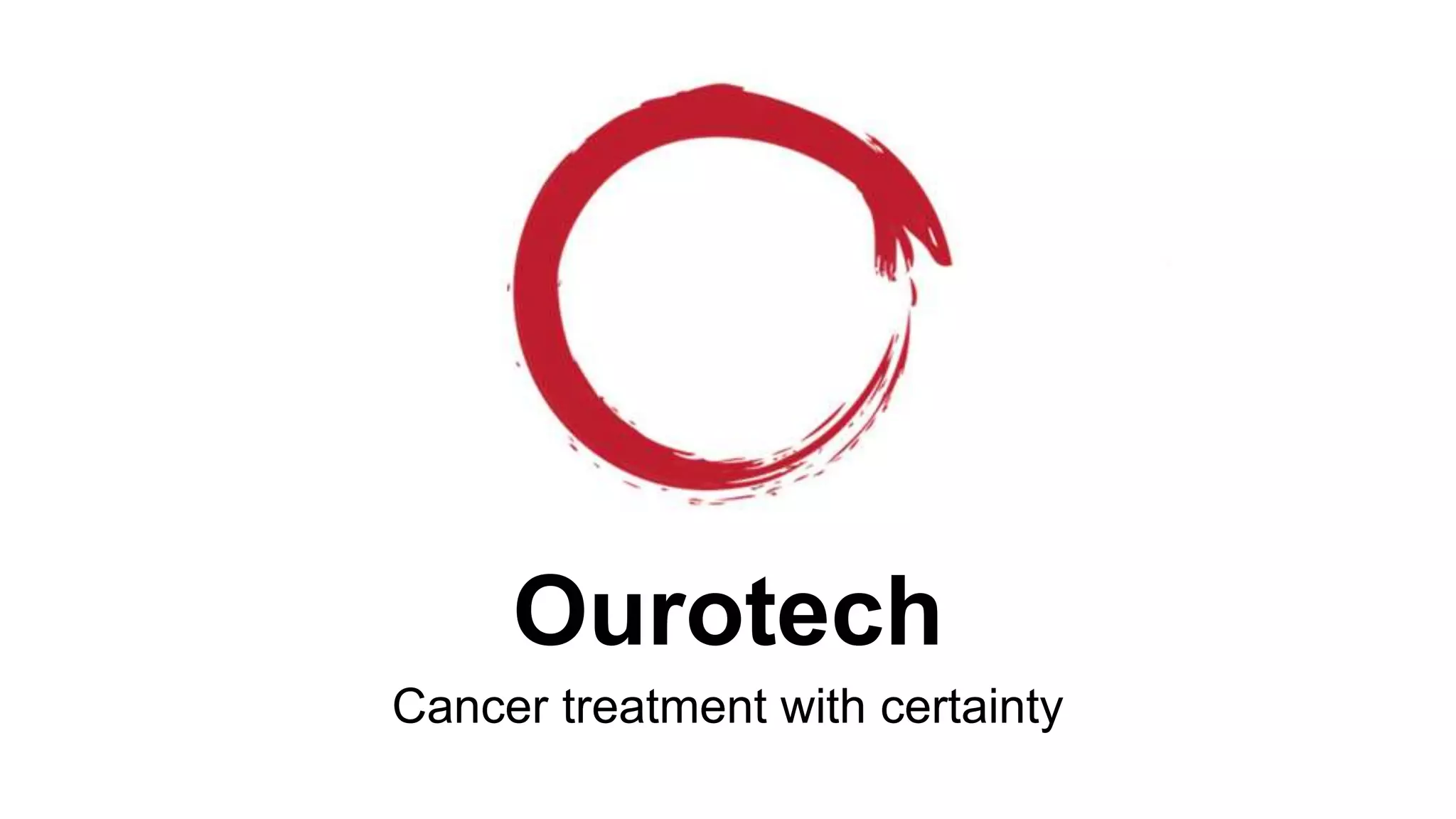 Cover slide of the Ourotech pitch deck — Seed 2017