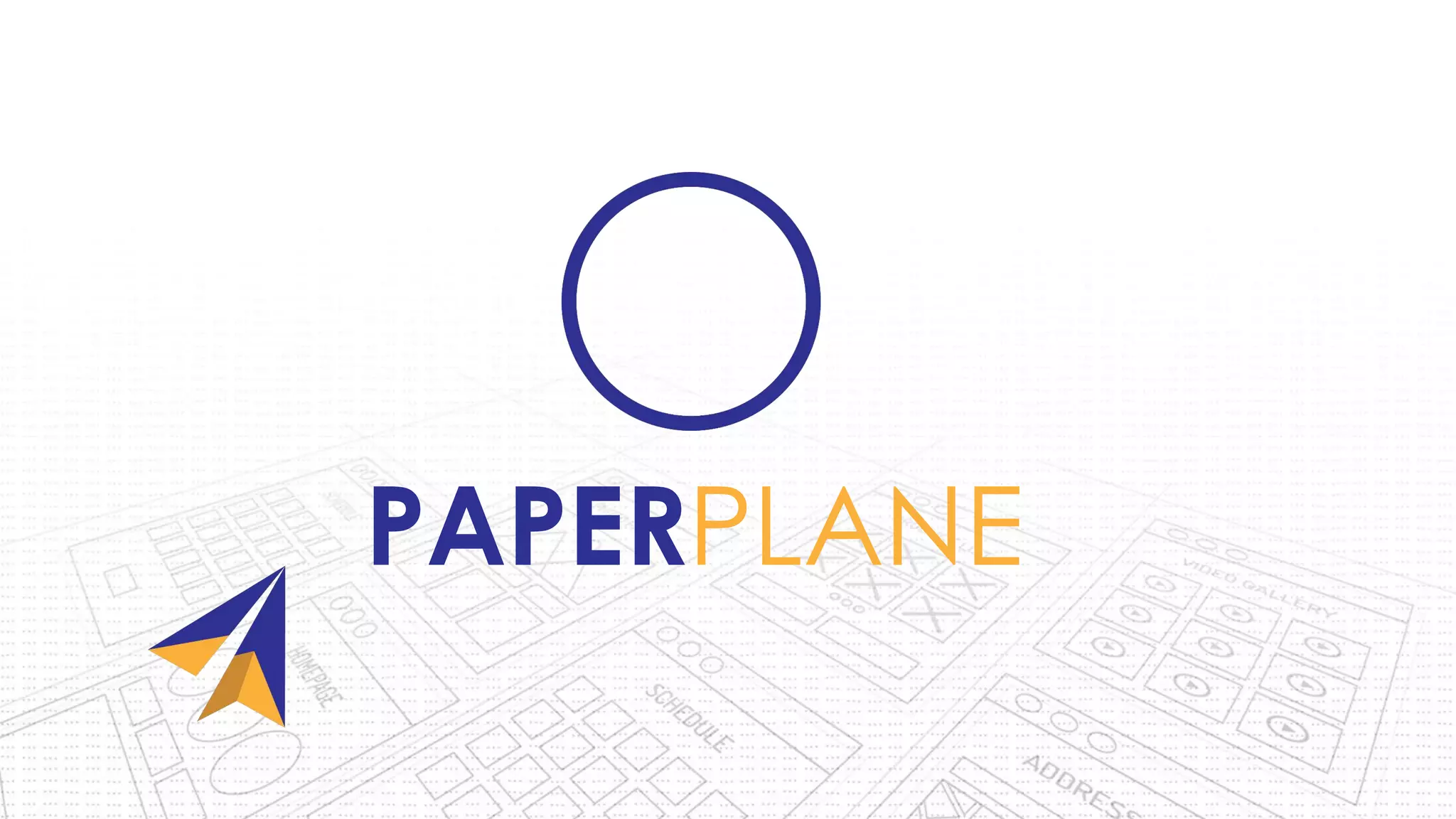 Cover slide of the Paperplane DefiniteDay pitch deck