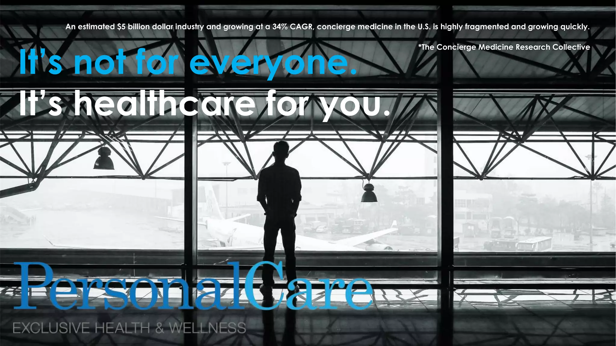 Cover slide of the PersonalCare pitch deck — Series B 2014