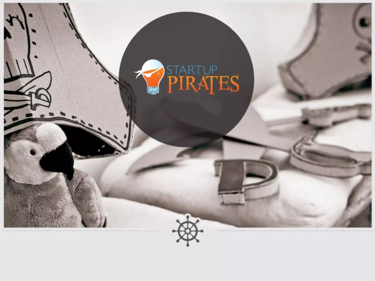 Cover slide of the Startup Pirates Pitch Deck Teardown pitch deck