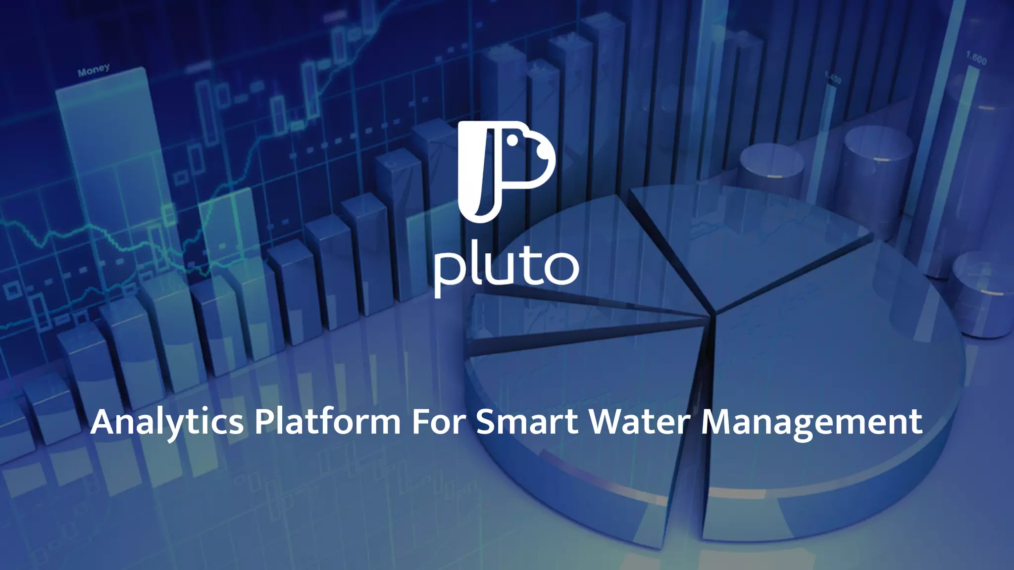 Cover slide of the Pluto AI pitch deck — Seed (Demo Day) 2017
