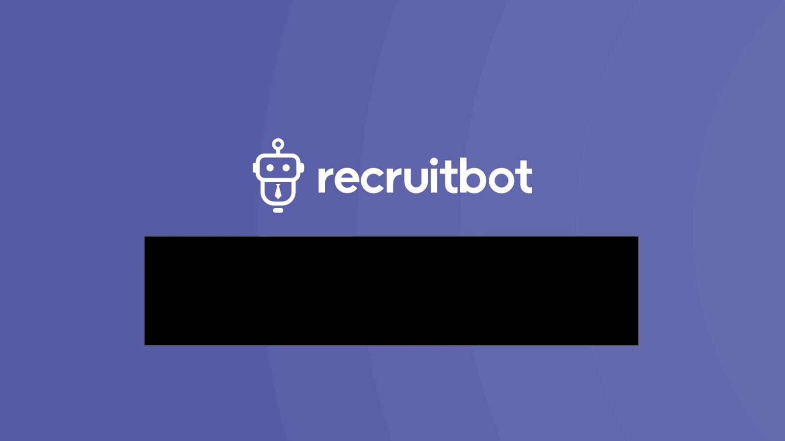 Cover slide of the RecruitBot pitch deck — Seed 2024