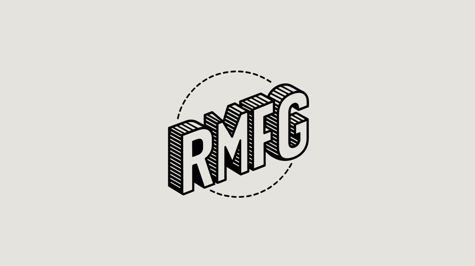 Cover slide of the RMFG pitch deck — Pre-seed 2024