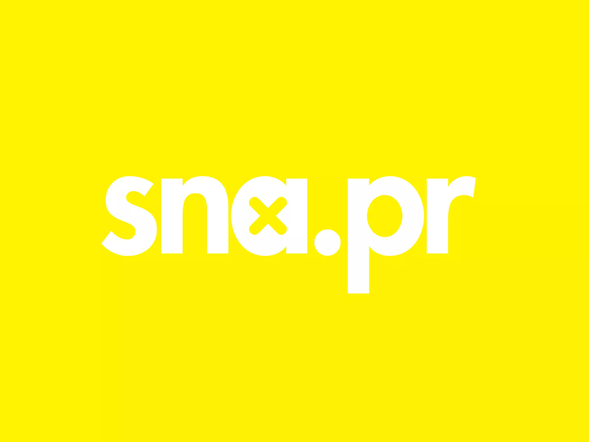 Cover slide of the Snapr pitch deck — Early Stage / Concept 2009
