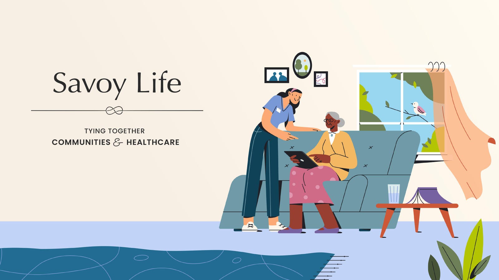 Cover slide of the Savoy Life pitch deck — Pre-seed 2024