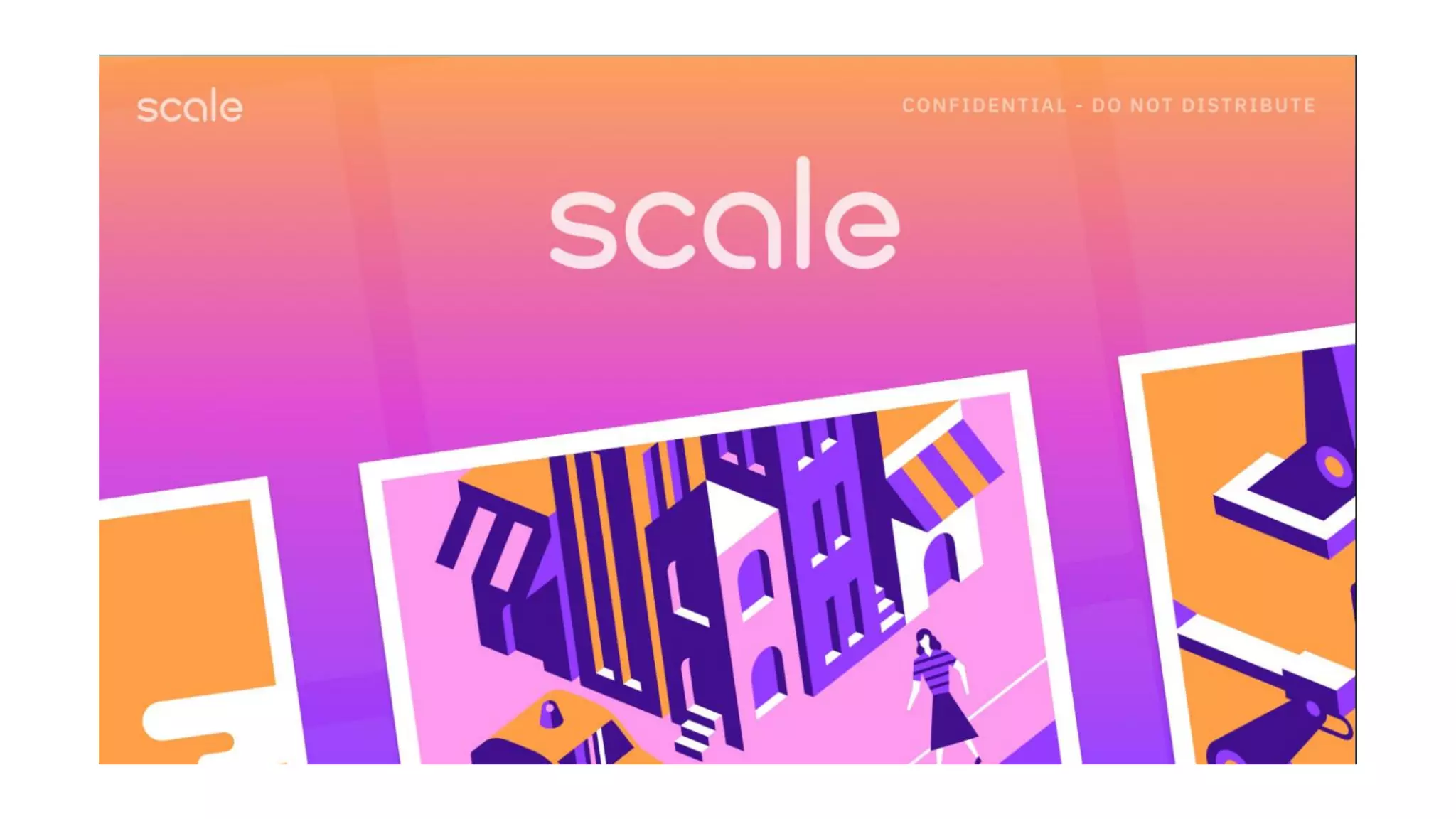 Cover slide of the Scale AI pitch deck — Series C/D Transition 2019