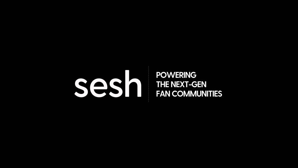 Cover slide of the Sesh pitch deck — Seed 2023