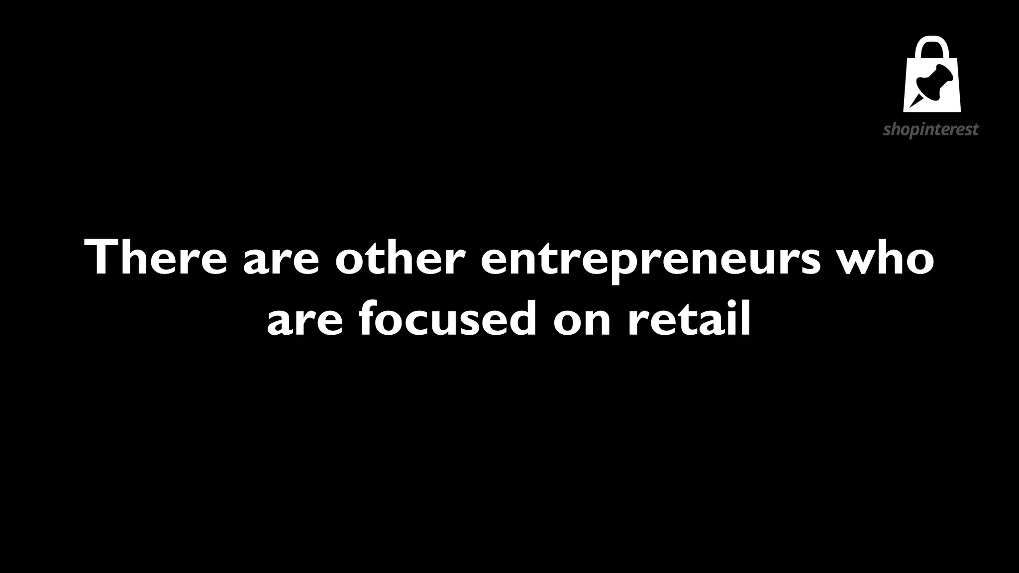 Cover slide of the Shopinterest Pitch Deck Teardown pitch deck
