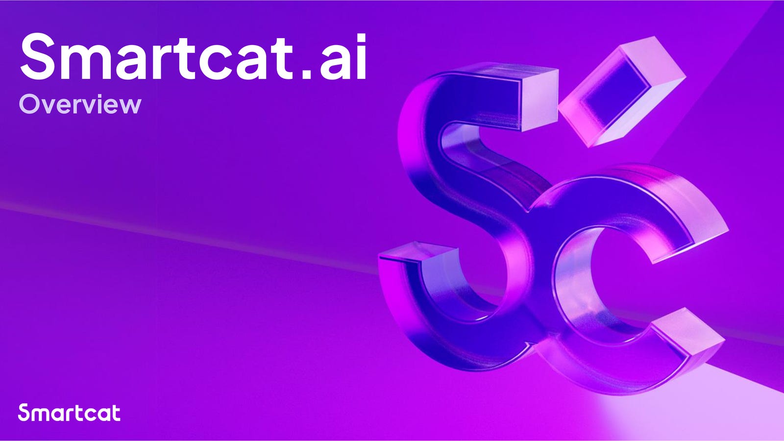 Cover slide of the Smartcat pitch deck — Series C 2024
