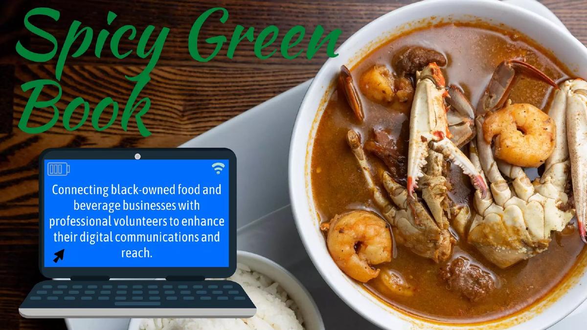 Cover slide of the Spicy Green Book pitch deck — Early Stage / Seed 2020