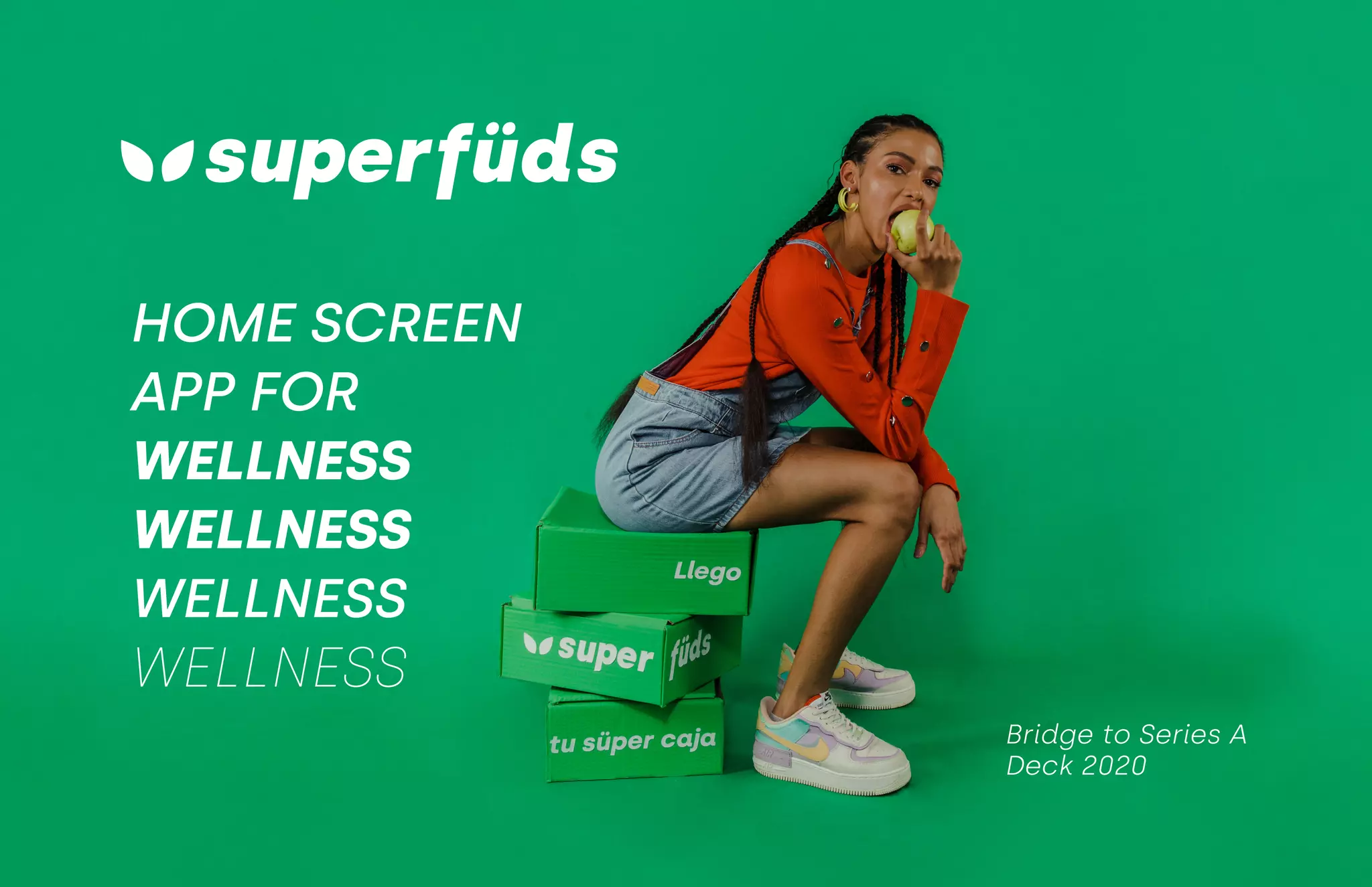 Cover slide of the Superfüds Pitch Deck Teardown pitch deck