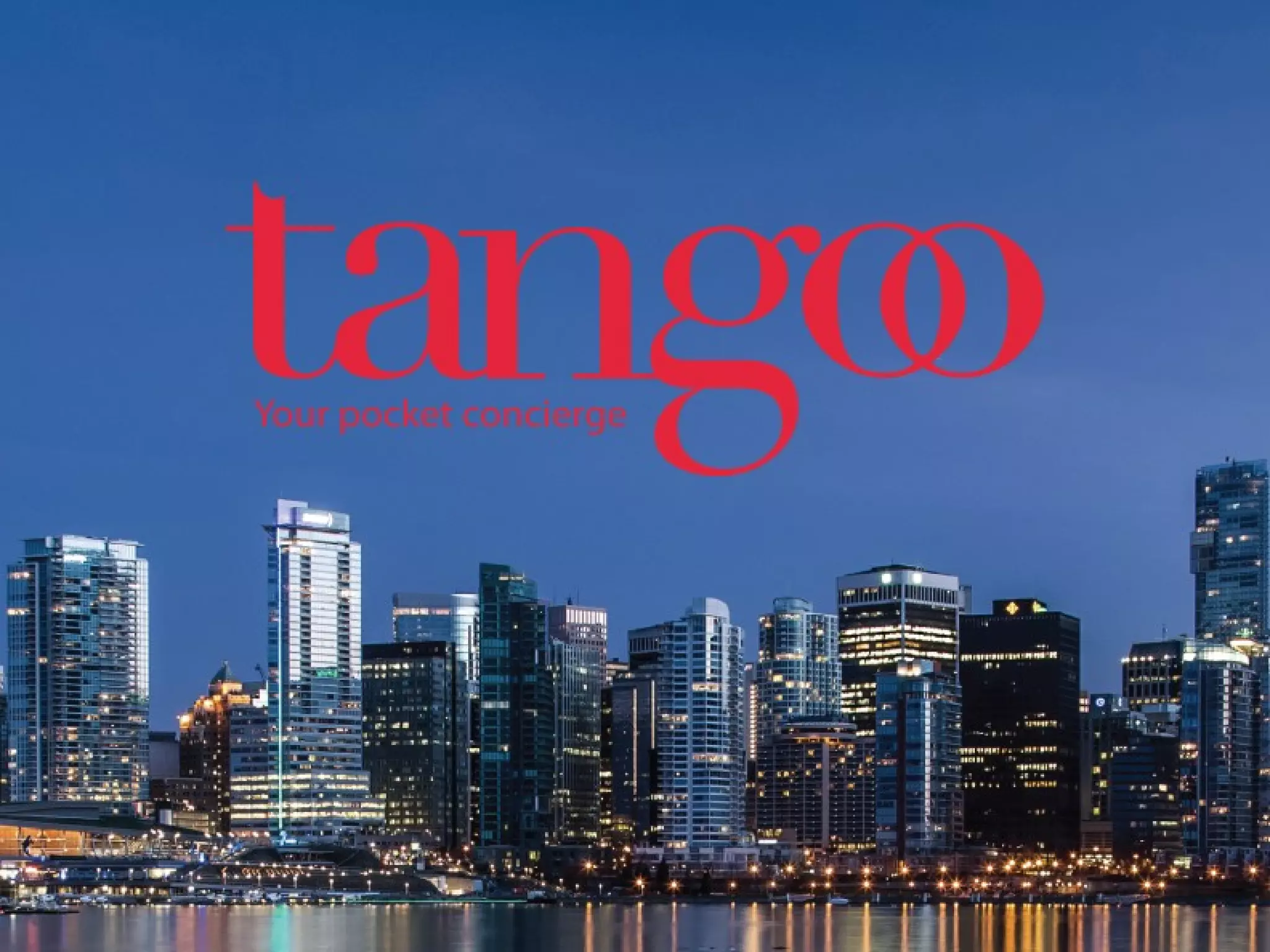Cover slide of the Tangoo pitch deck — Early Stage 2014