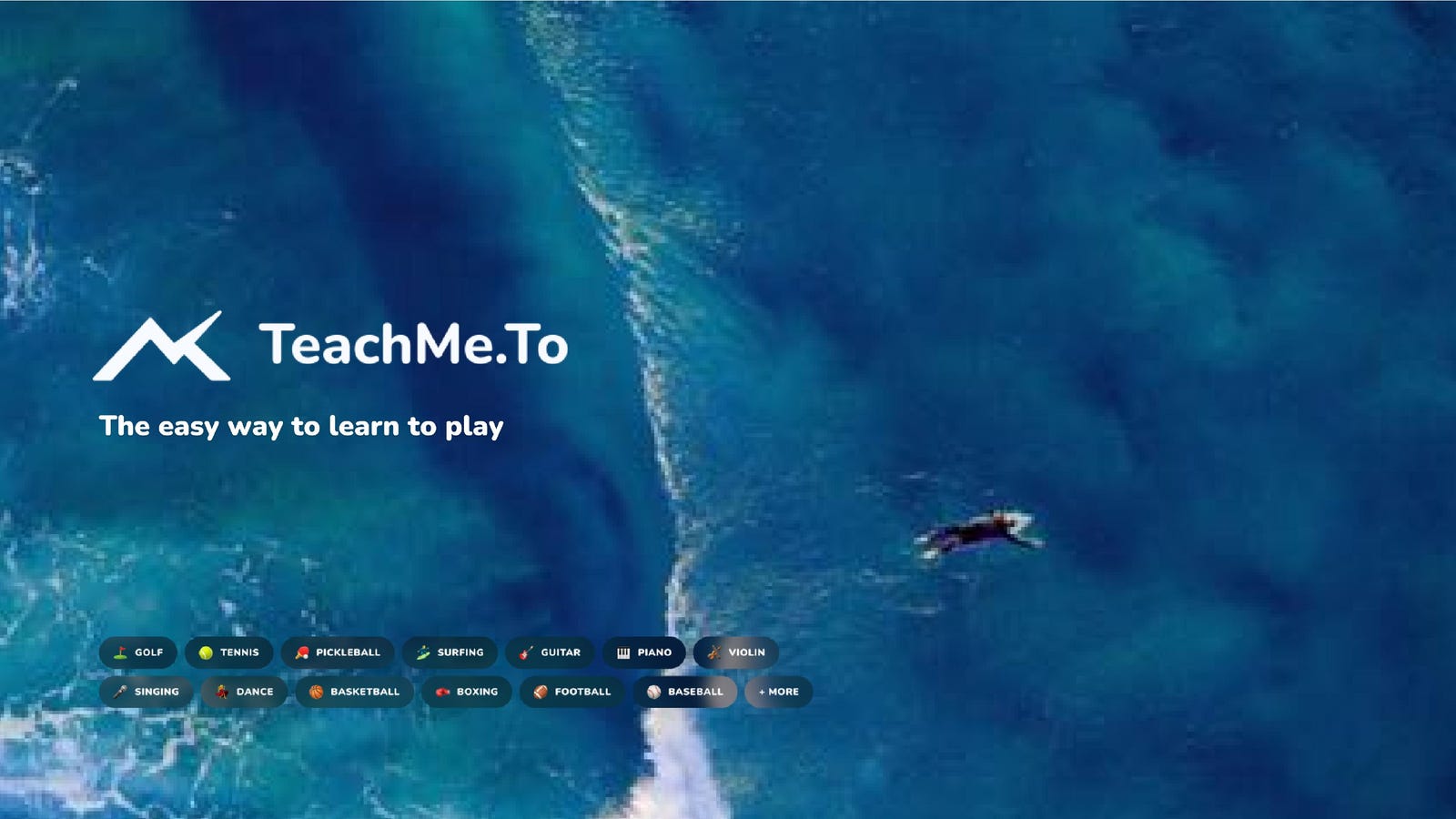 Cover slide of the TeachMe.To pitch deck — Seed 2024