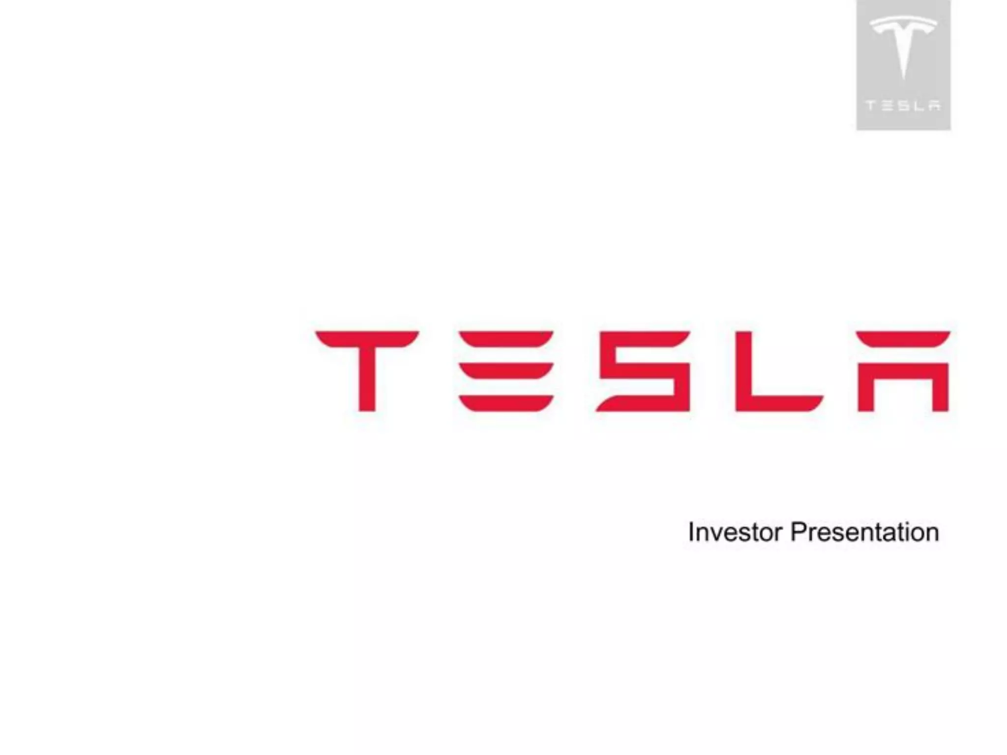 Cover slide of the Tesla Pitch Deck Teardown pitch deck