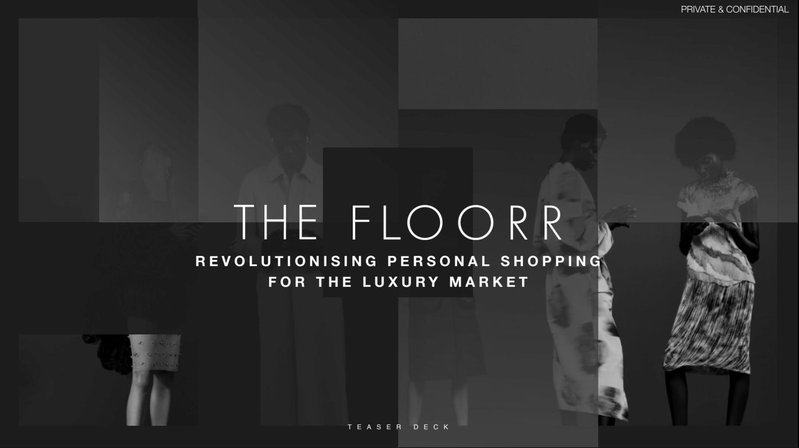 Cover slide of the The Floorr pitch deck — Seed 2023