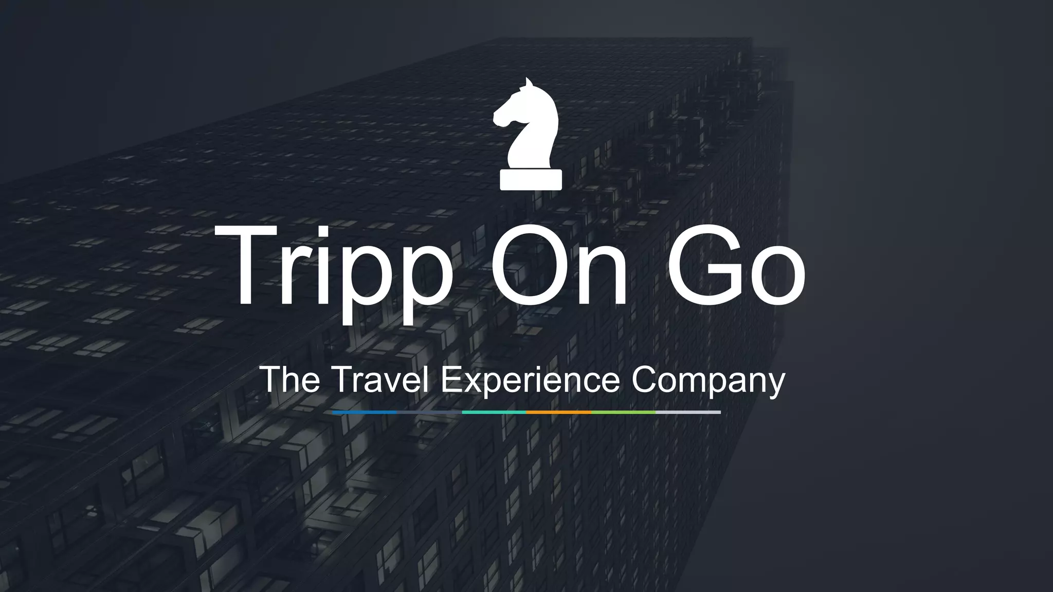 Cover slide of the Tripongo (Tripp On Go) pitch deck — Early Stage / Concept 2015