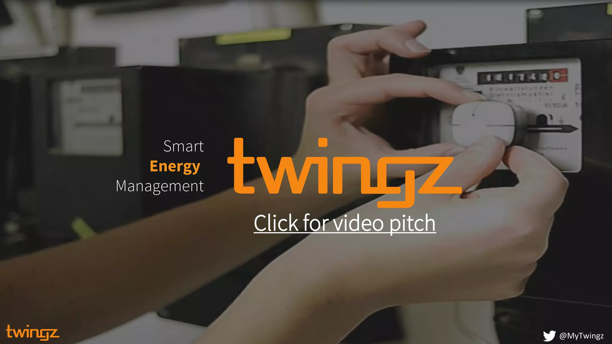 Cover slide of the Twingz Pitch Deck Teardown pitch deck