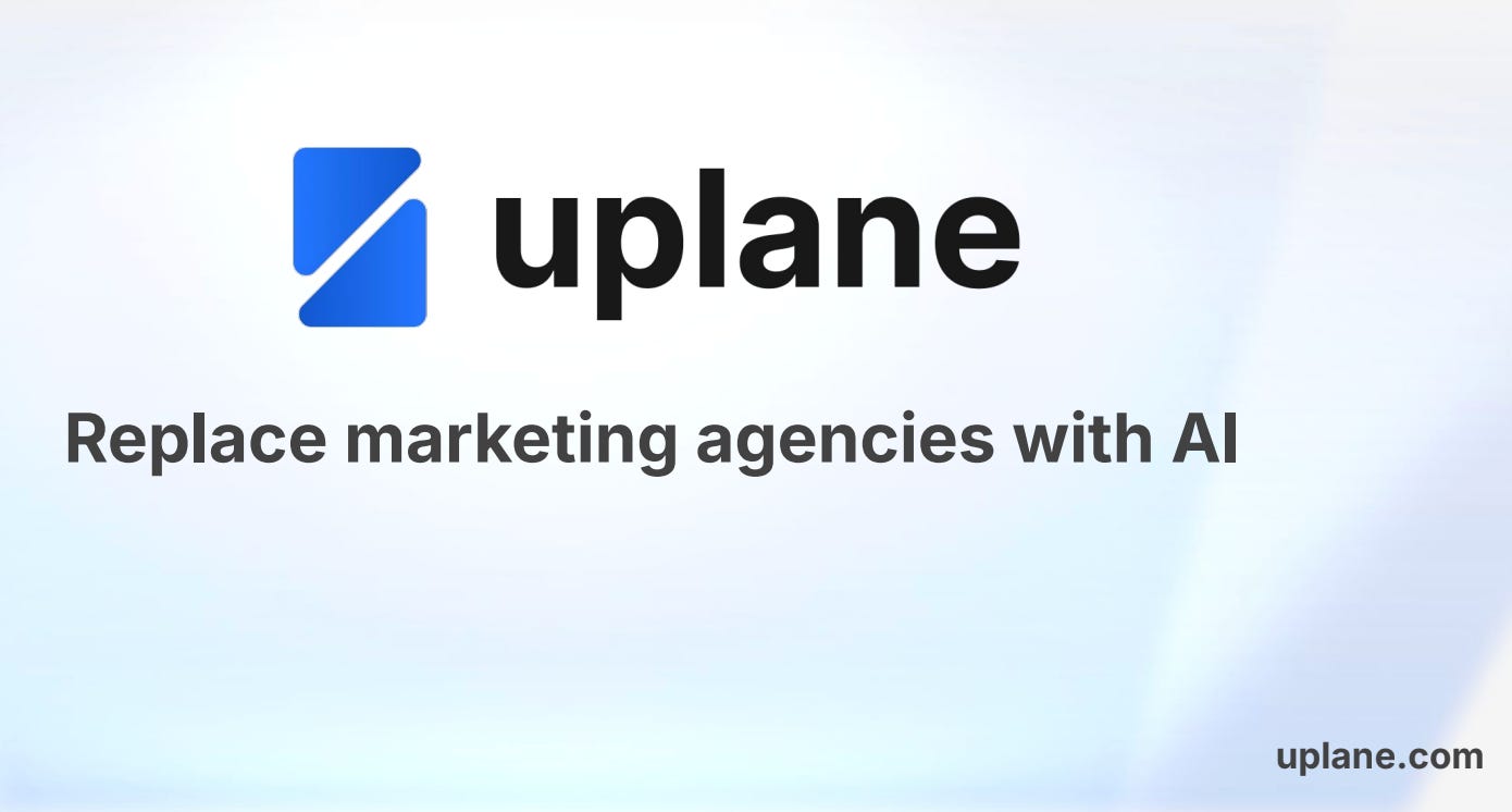 Cover slide of the Uplane pitch deck — Seed 2024