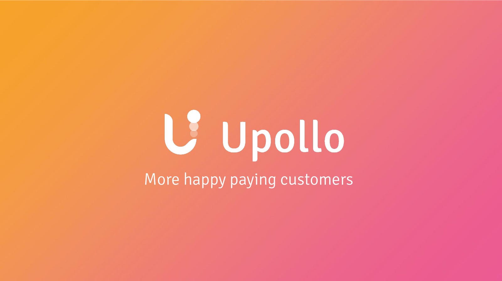 Cover slide of the Upollo pitch deck — Seed 2023