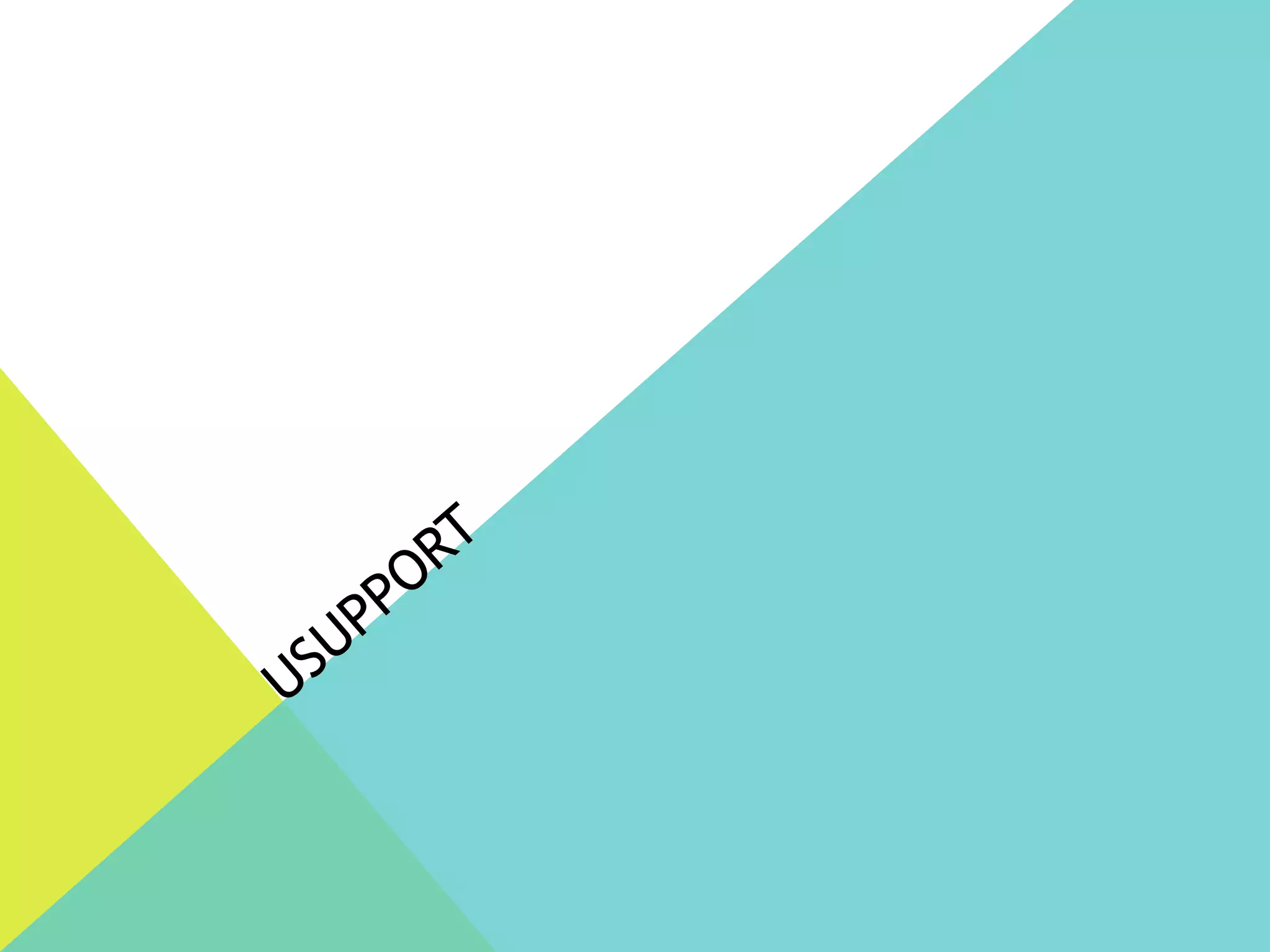 Cover slide of the Usupport pitch deck — Seed / Pre-Seed