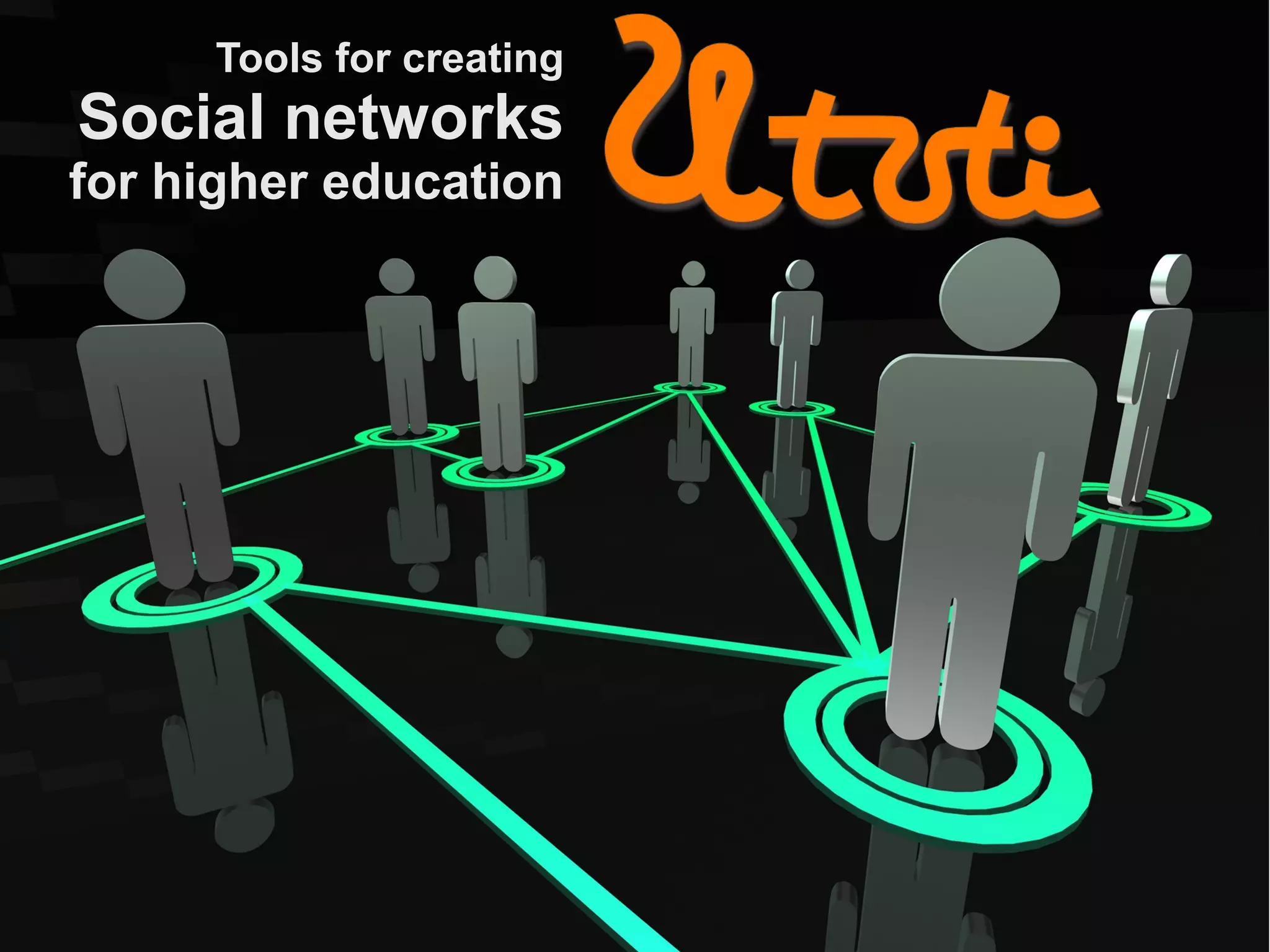 Cover slide of the Ututi pitch deck — Early Stage (Post-Angel) 2012