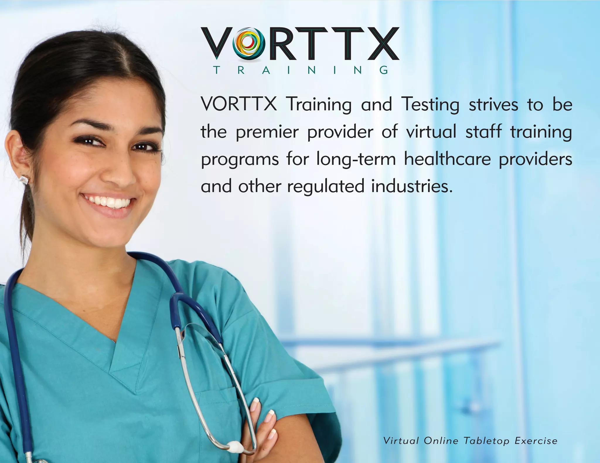 Cover slide of the Vorttx pitch deck — 2017