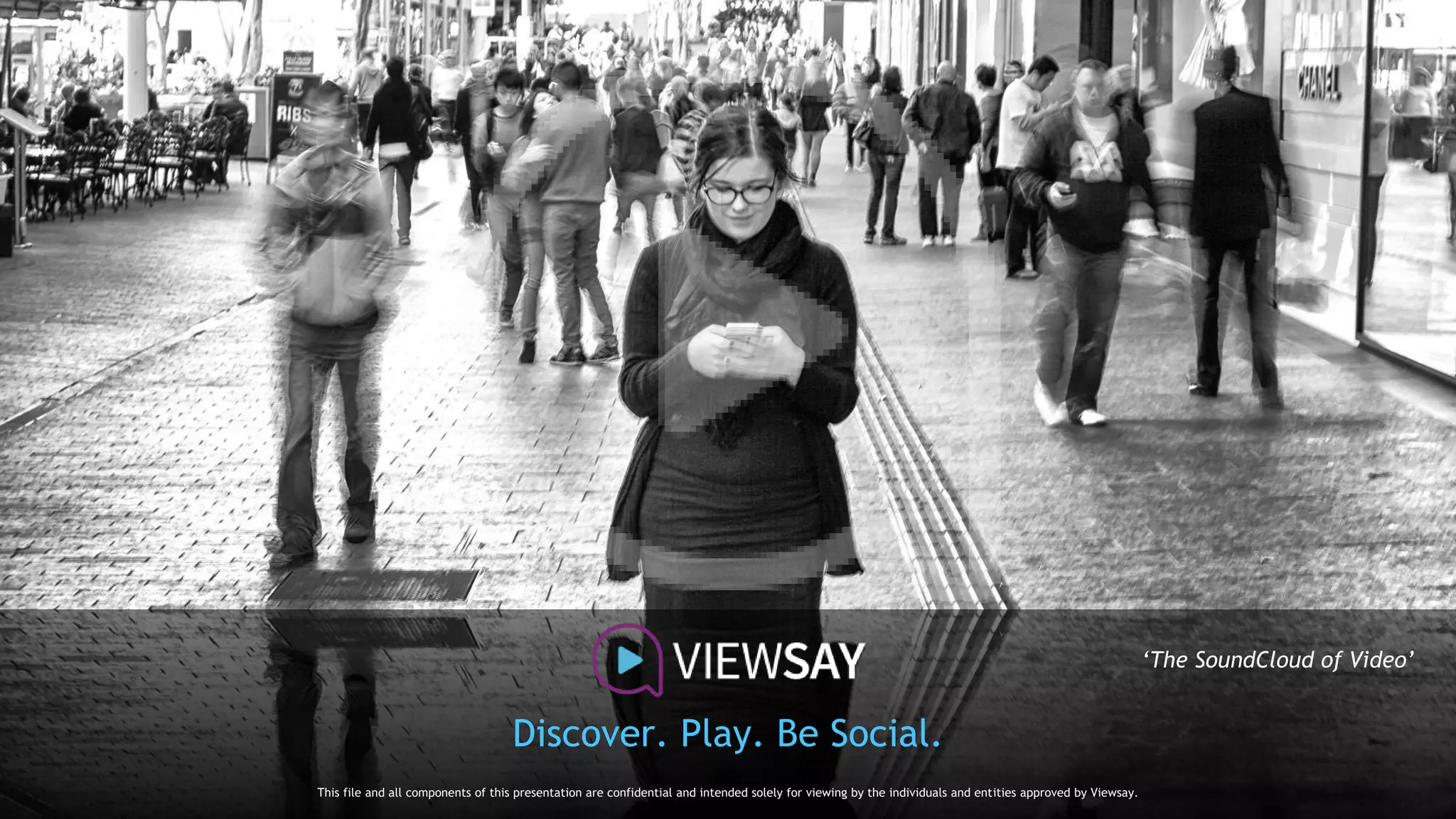 Cover slide of the VuSay Pitch Deck Teardown pitch deck