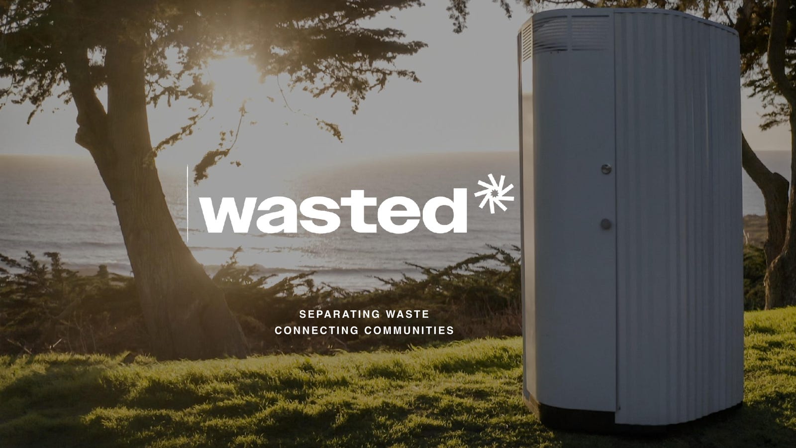 Cover slide of the Wasted pitch deck — Seed 2024