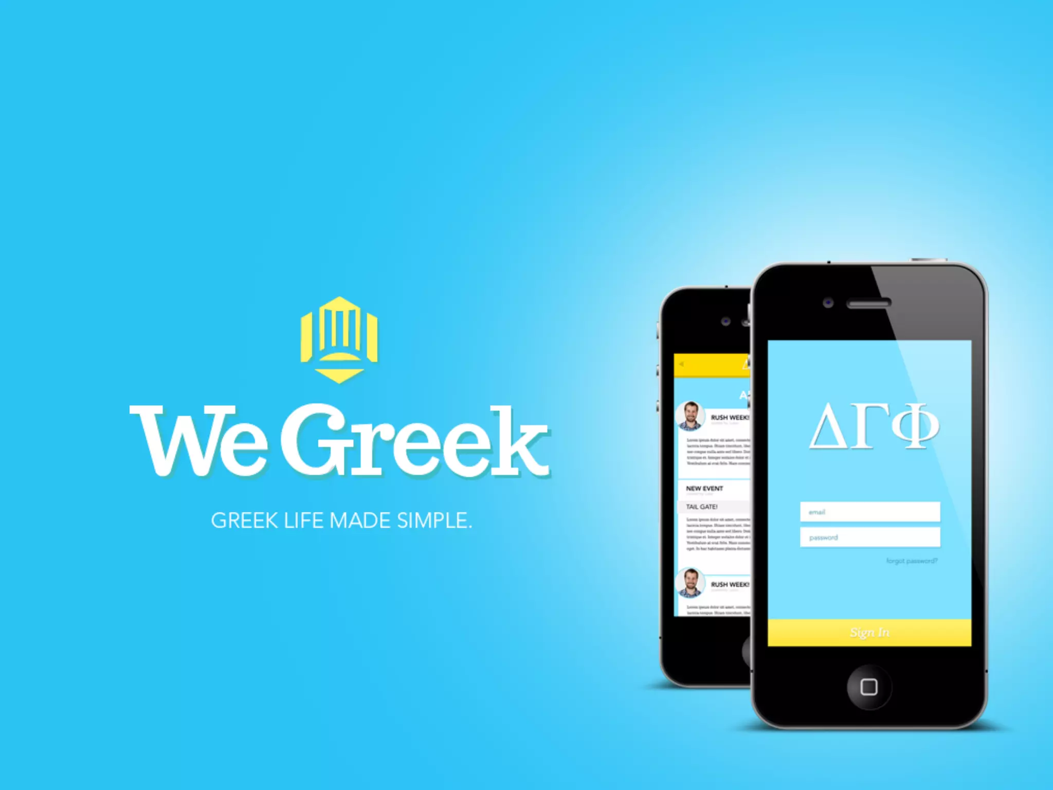 Cover slide of the WeGreek pitch deck — Seed (Beta)