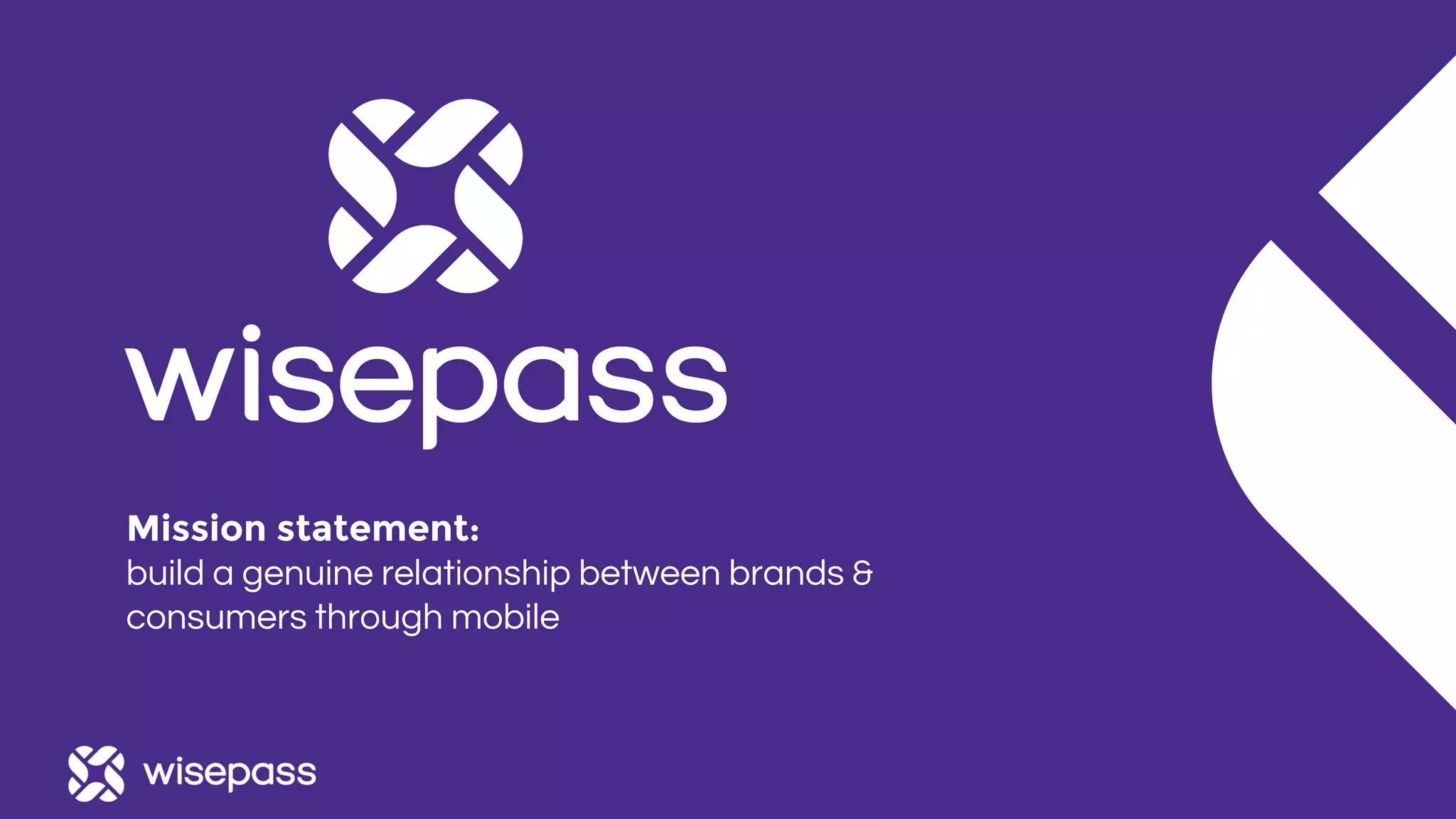 Cover slide of the WisePass Pitch Deck Teardown pitch deck